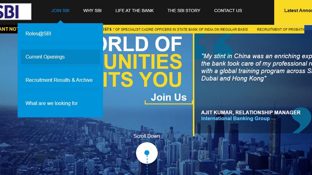SBI Careers