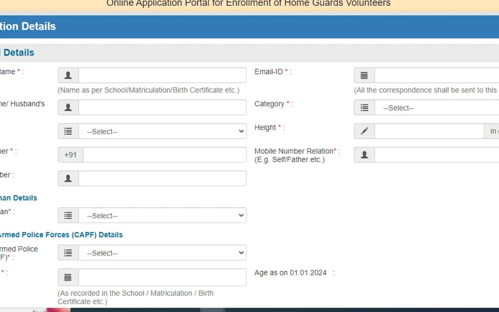 Delhi-Home-Guard-Apply-Online