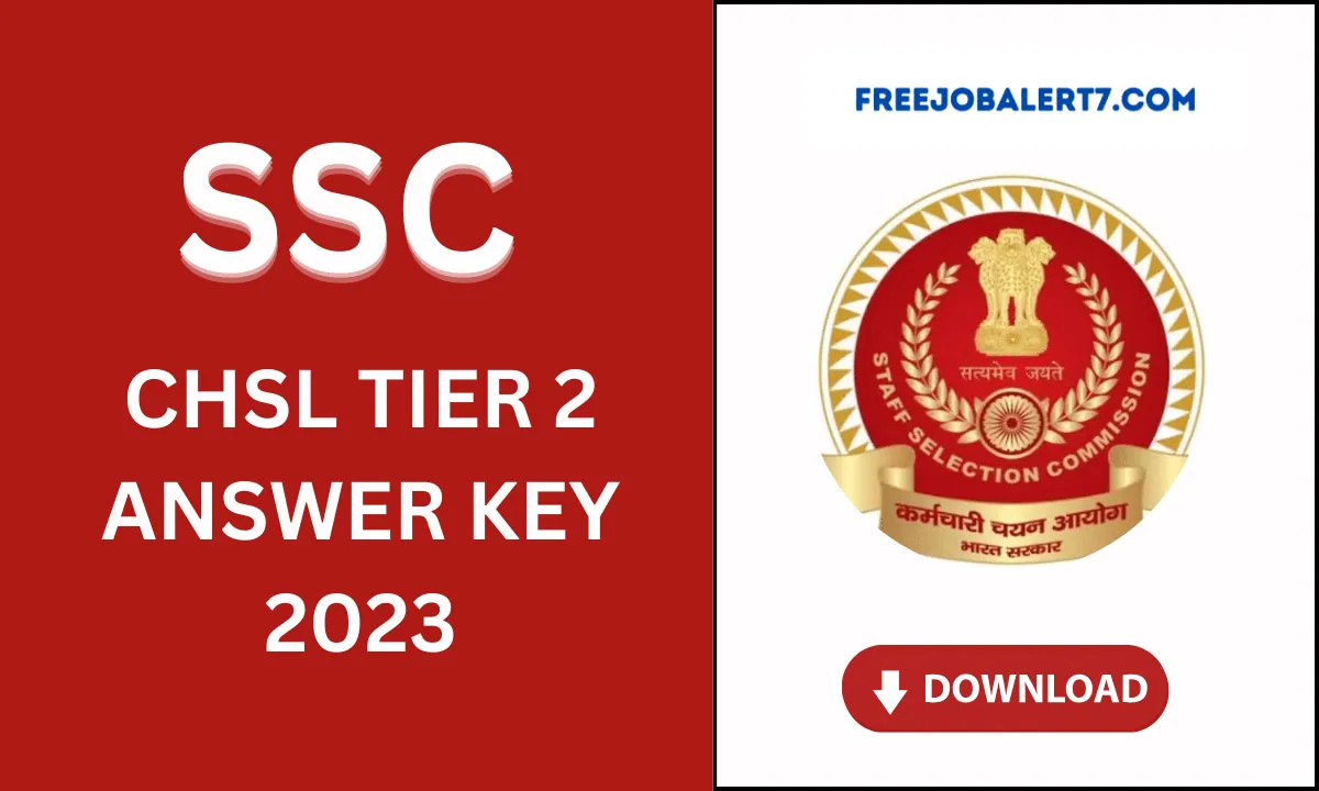 SSC CHSL Tier 2 Answer Key 2023