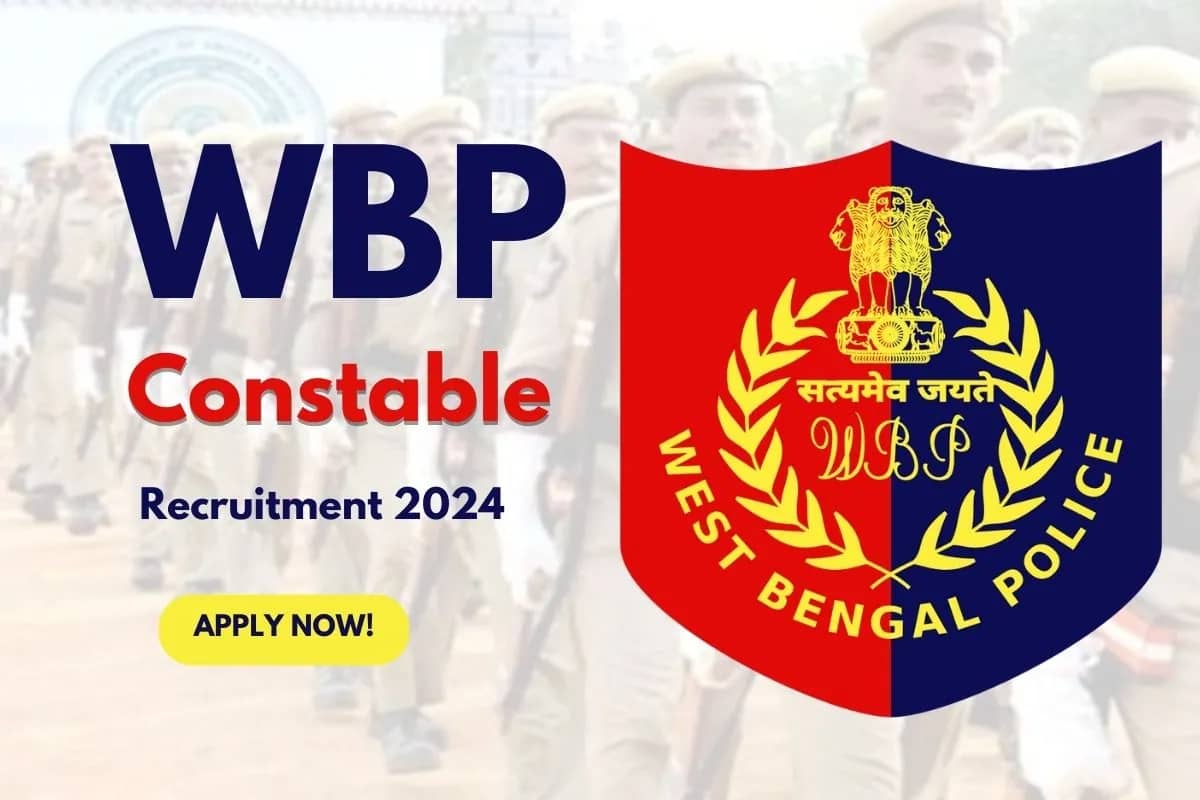 WBP Constable Recruitment 2024 Notification