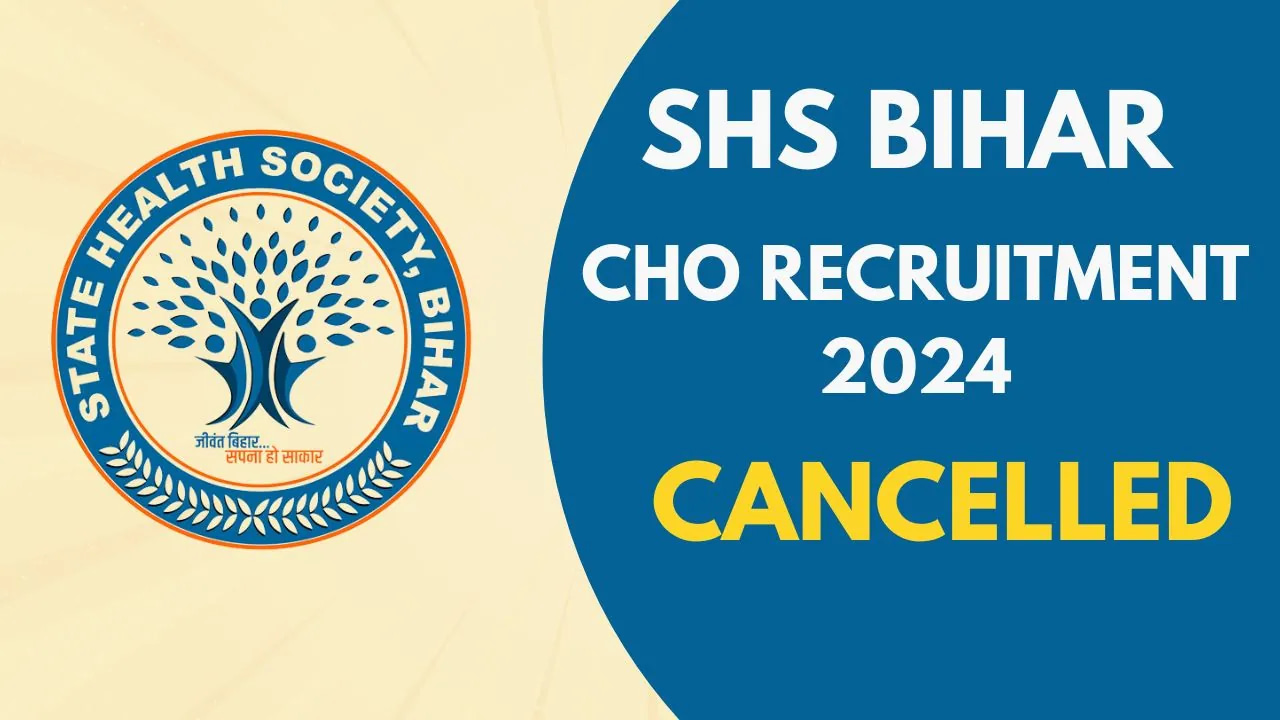 SHS Bihar CHO Recruitment 2024