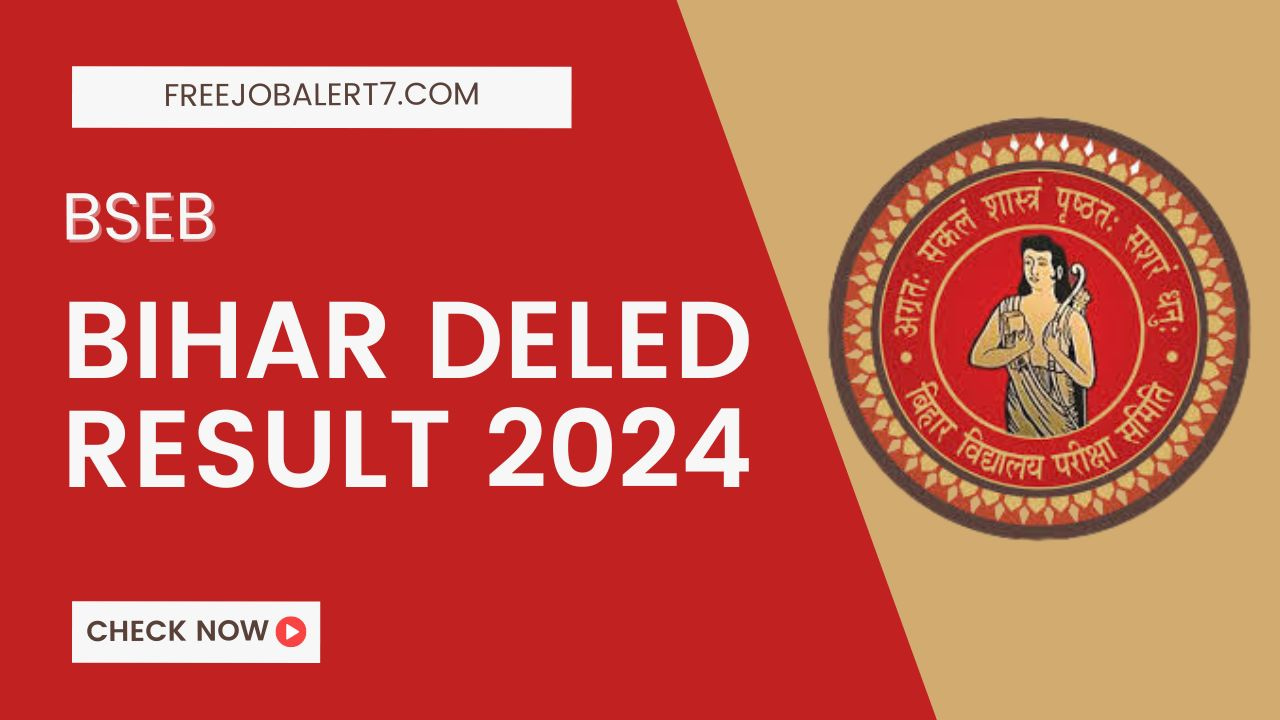 Bihar DElEd Result 2024