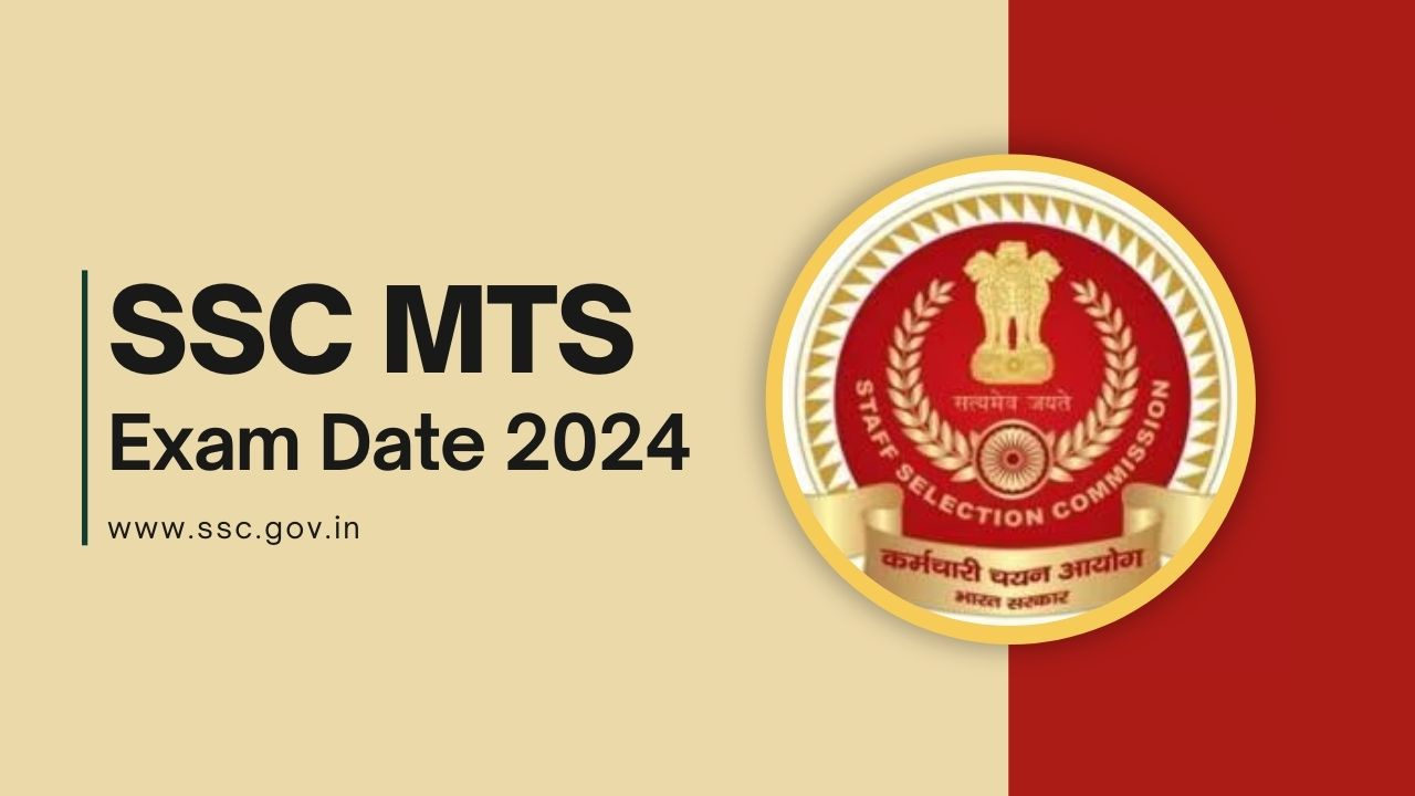 SSC MTS Exam Date 2024