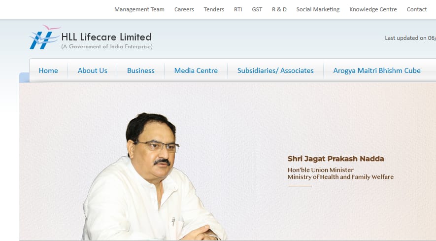 HLL Lifecare Official Website