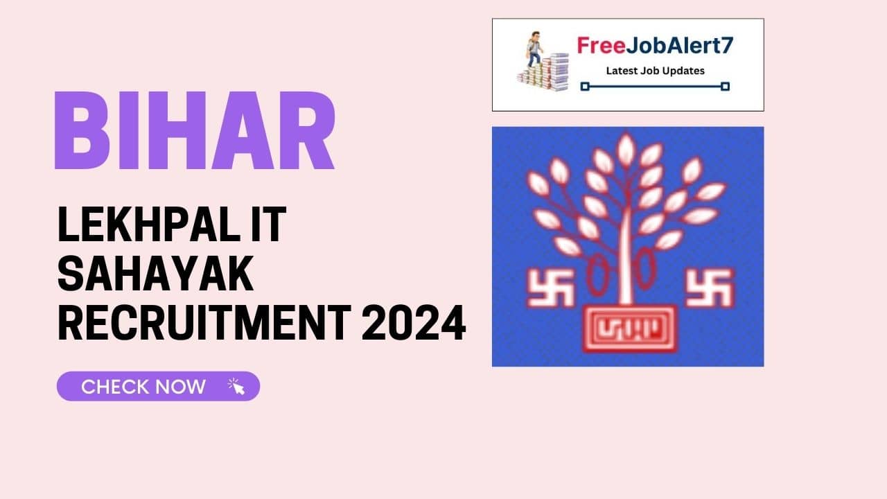 Bihar Lekhapal IT Sahayak Recruitment 2024